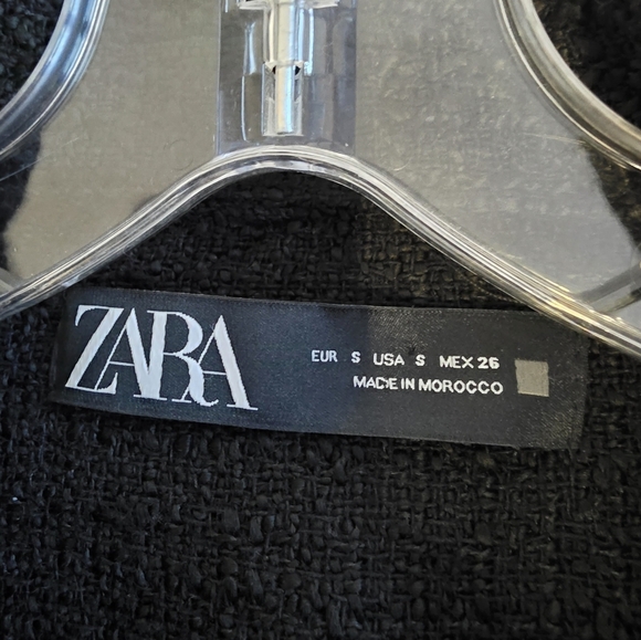 Zara Women's Black Utility Jacket Size Small - Picture 4 of 6